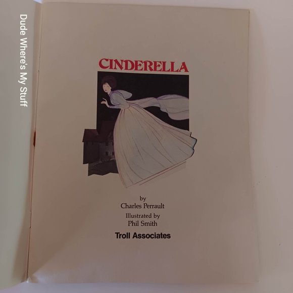 CINDERELLA BY CHARLES PERRAULT - 1979 RELEASE - ORIGINAL 7" RECORD 33-1/3 RPM - Picture 3 of 10